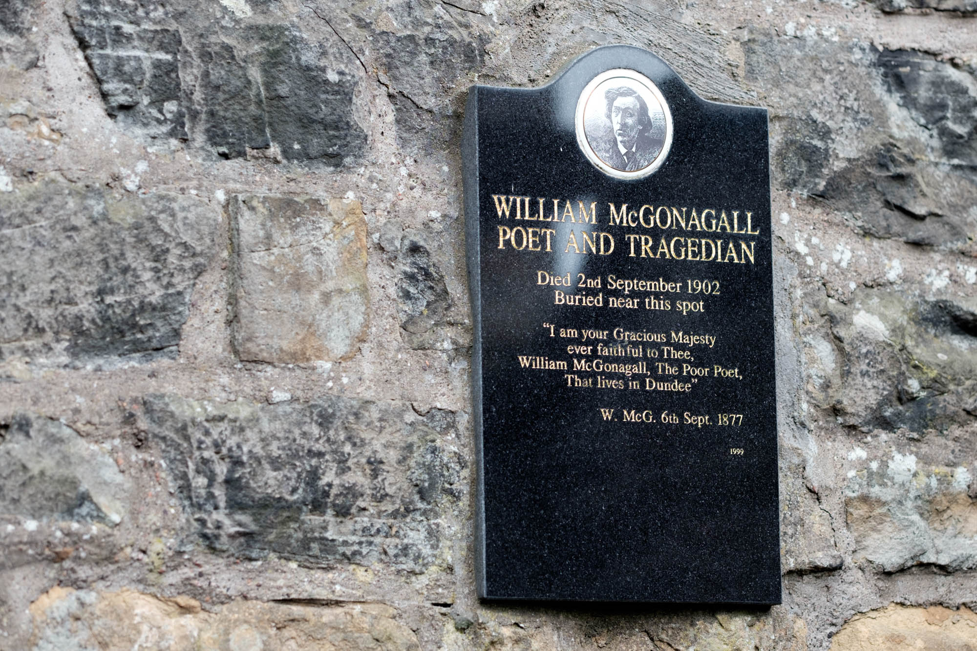 McGonagall auf dem Greyfriars Kirkyard Edinburgh
